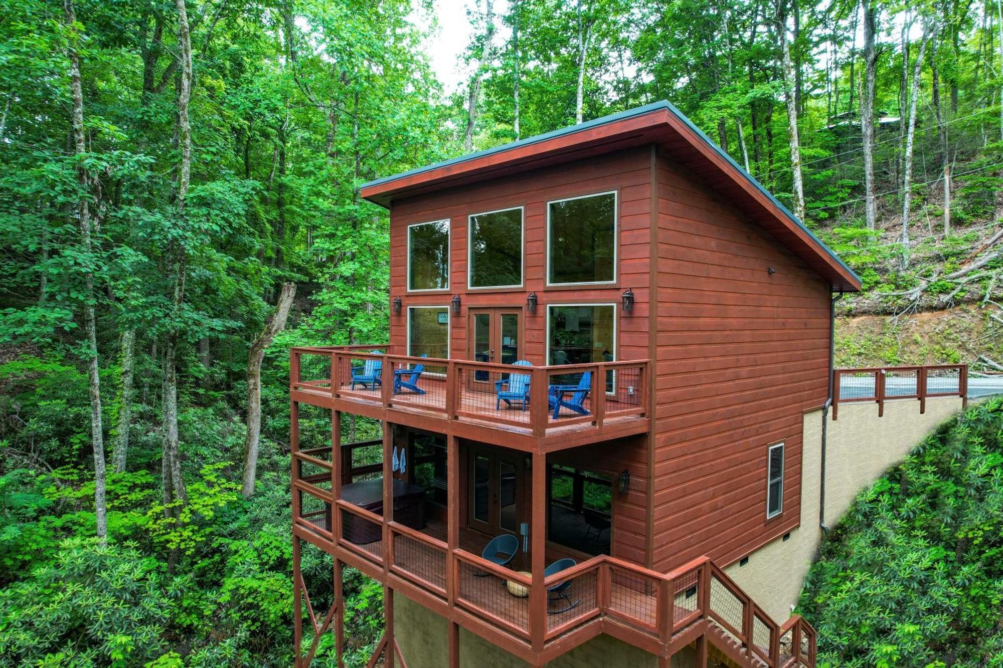 New Cozy Mountain Cabin Hot Tub Near Downtown Гатлінбург Екстер'єр фото